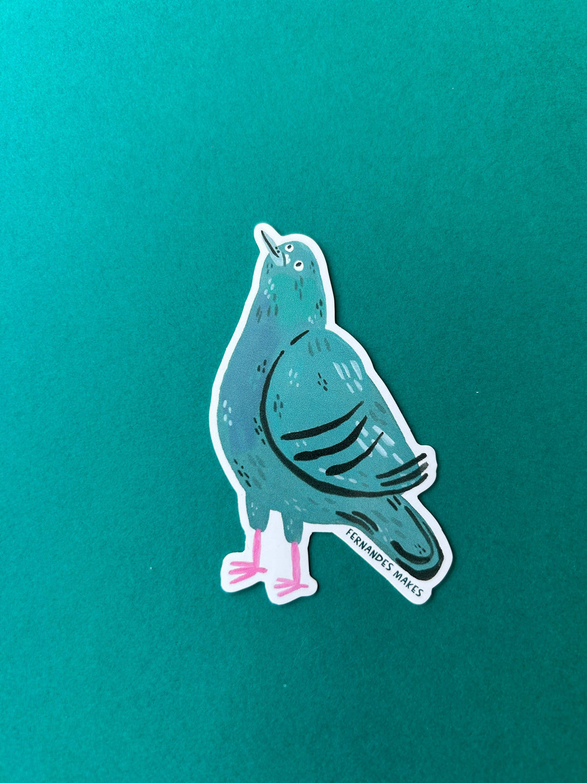 Pigeon Vinyl Stickers: Skye