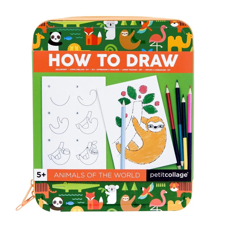 How To Draw Animals Of The World - Travel Kit
