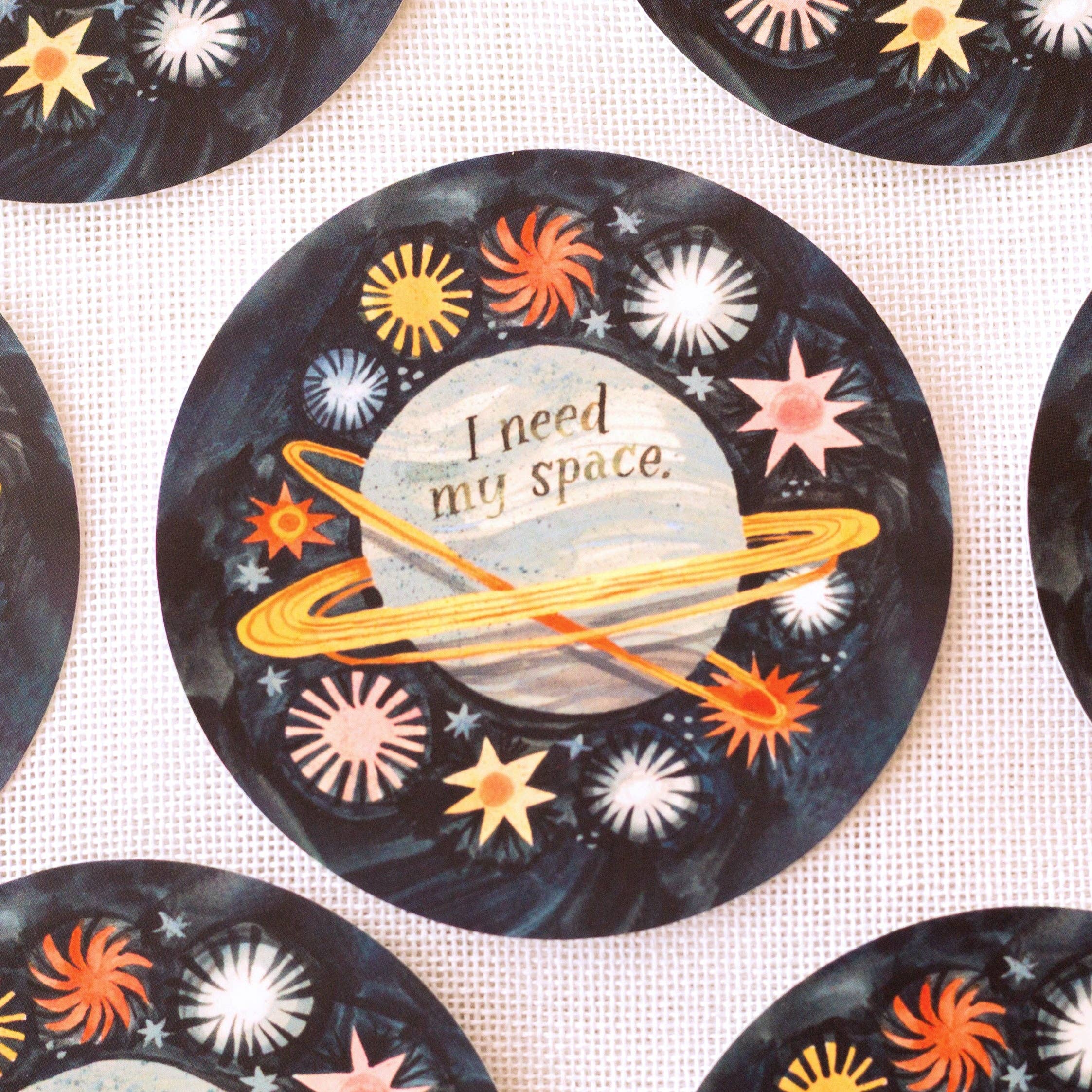 I Need My Space Vinyl Sticker