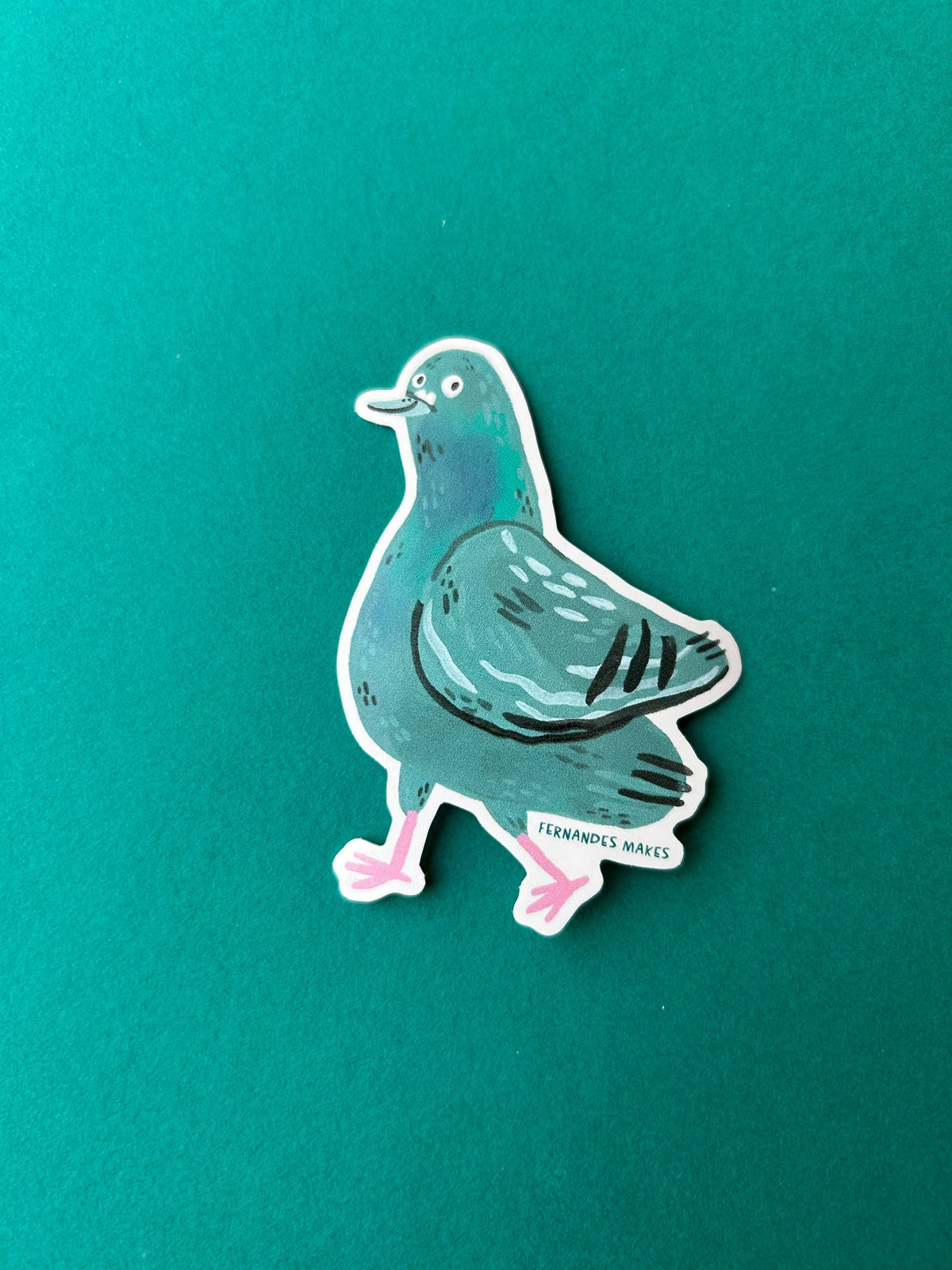 Pigeon Vinyl Stickers: Skye