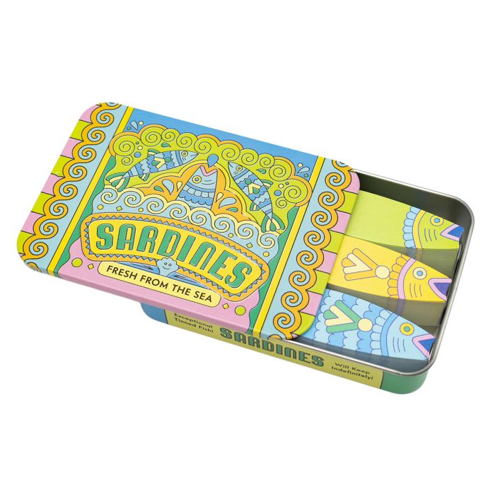 Sardines - Fishy Sticky Notes