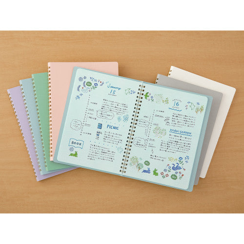 Ring Notebook Dot Grid A5 - Blue