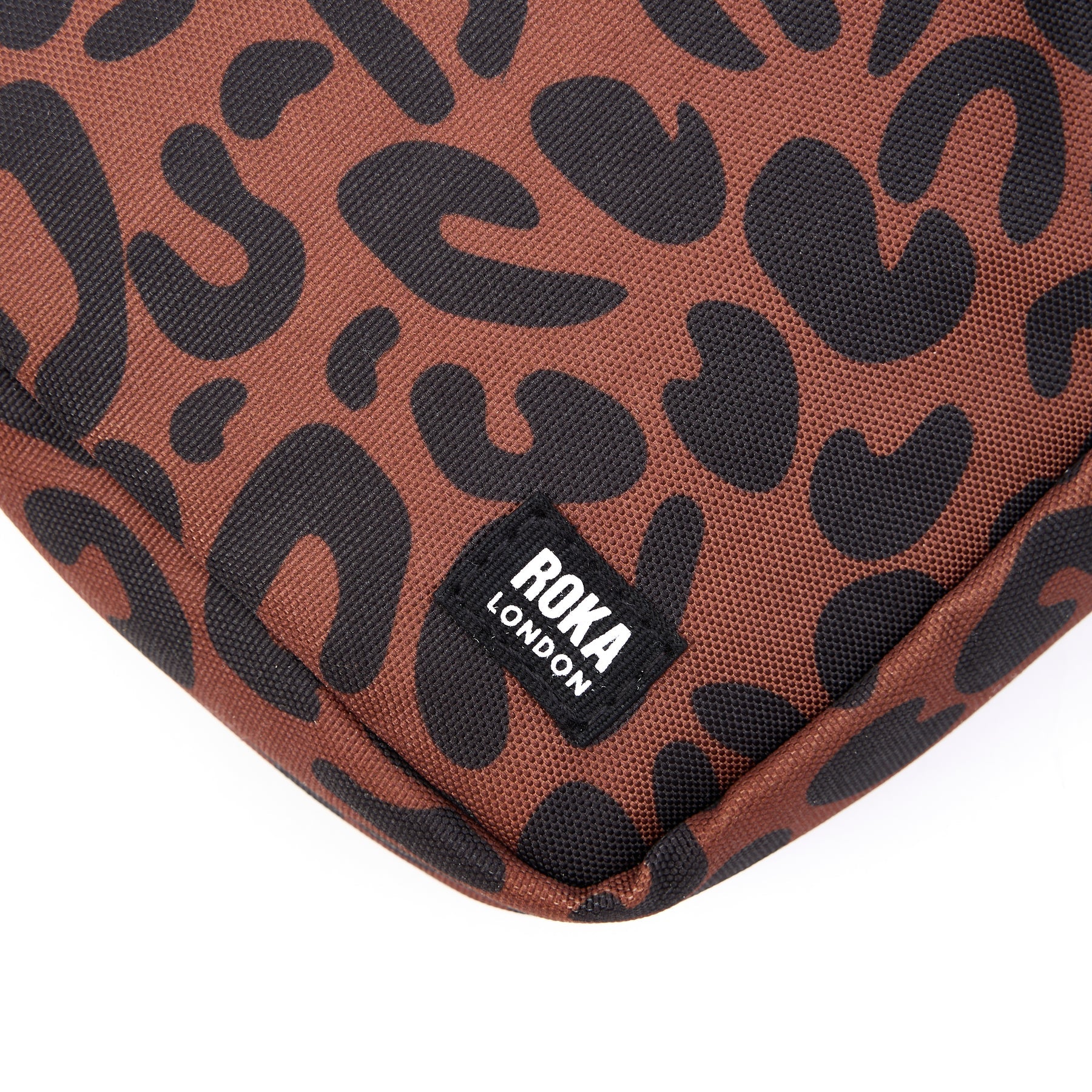 Scarlet Leopard Bond Recycled Canvas Bag