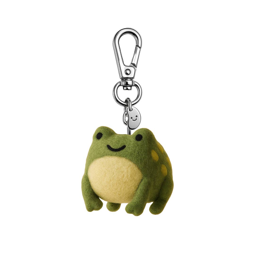 Frank The Frog Felt Keyring