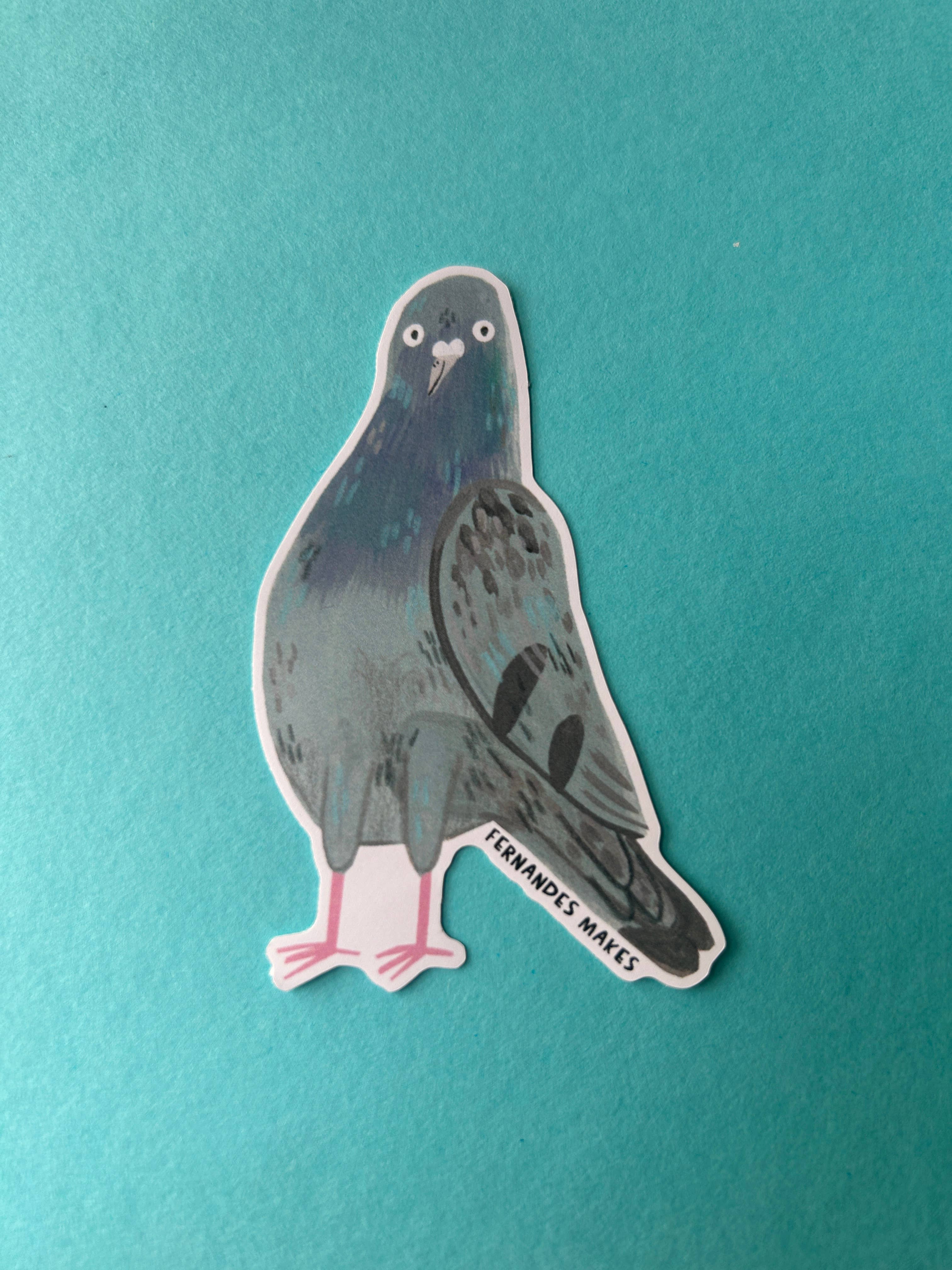 Barnaby The Pigeon Vinyl Sticker
