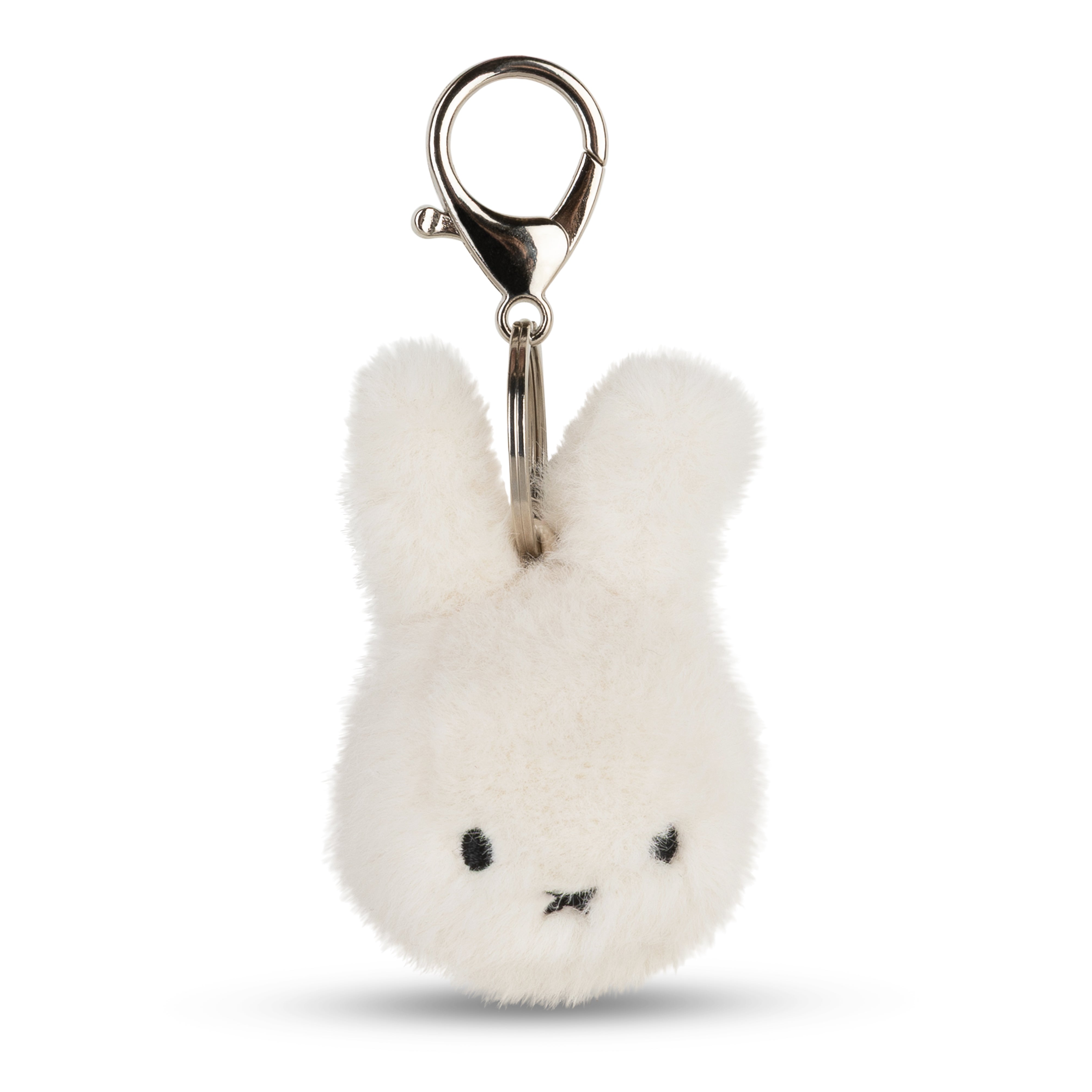 Miffy Fuzzy Eco Keychain Off White