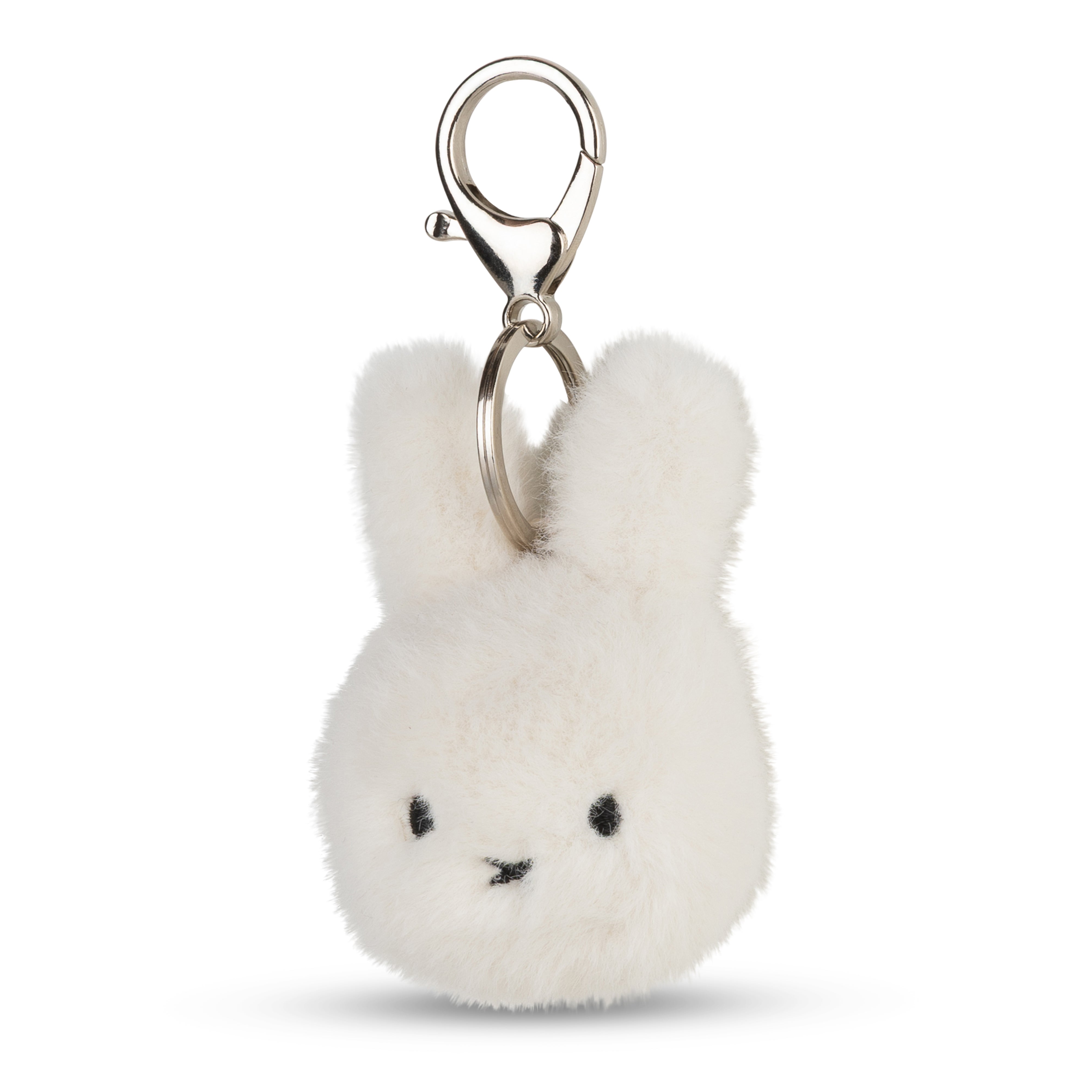 Miffy Fuzzy Eco Keychain Off White