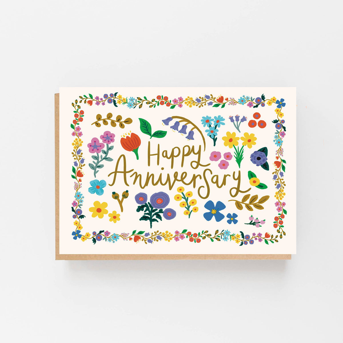 Romanian Pattern Anniversary Card