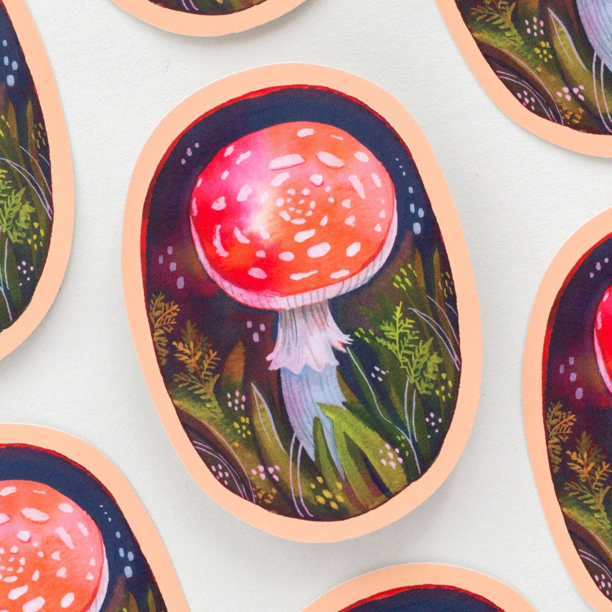 Mushroom Vinyl Sticker