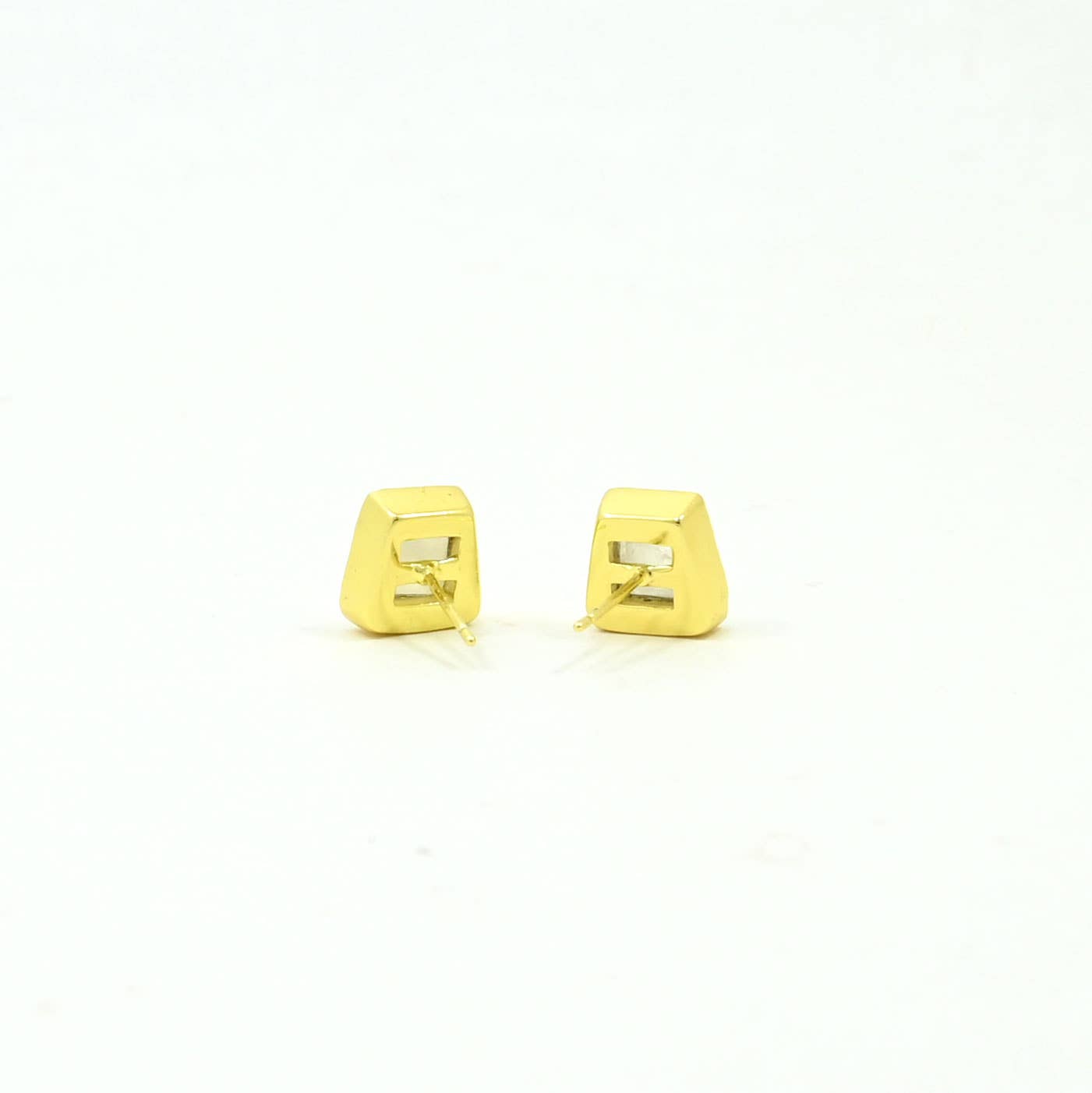 Aria Stud Earring - Rainbow Moonstone