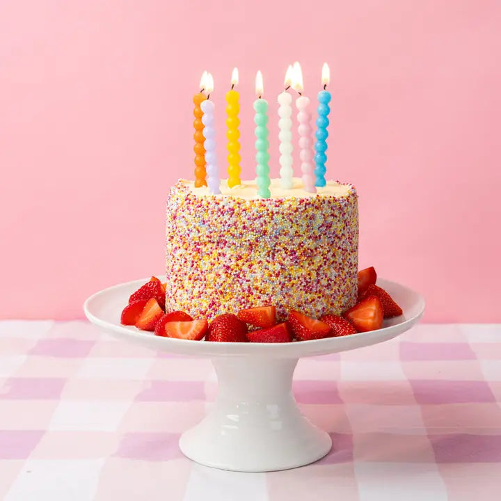 Colourful Bobble Candles