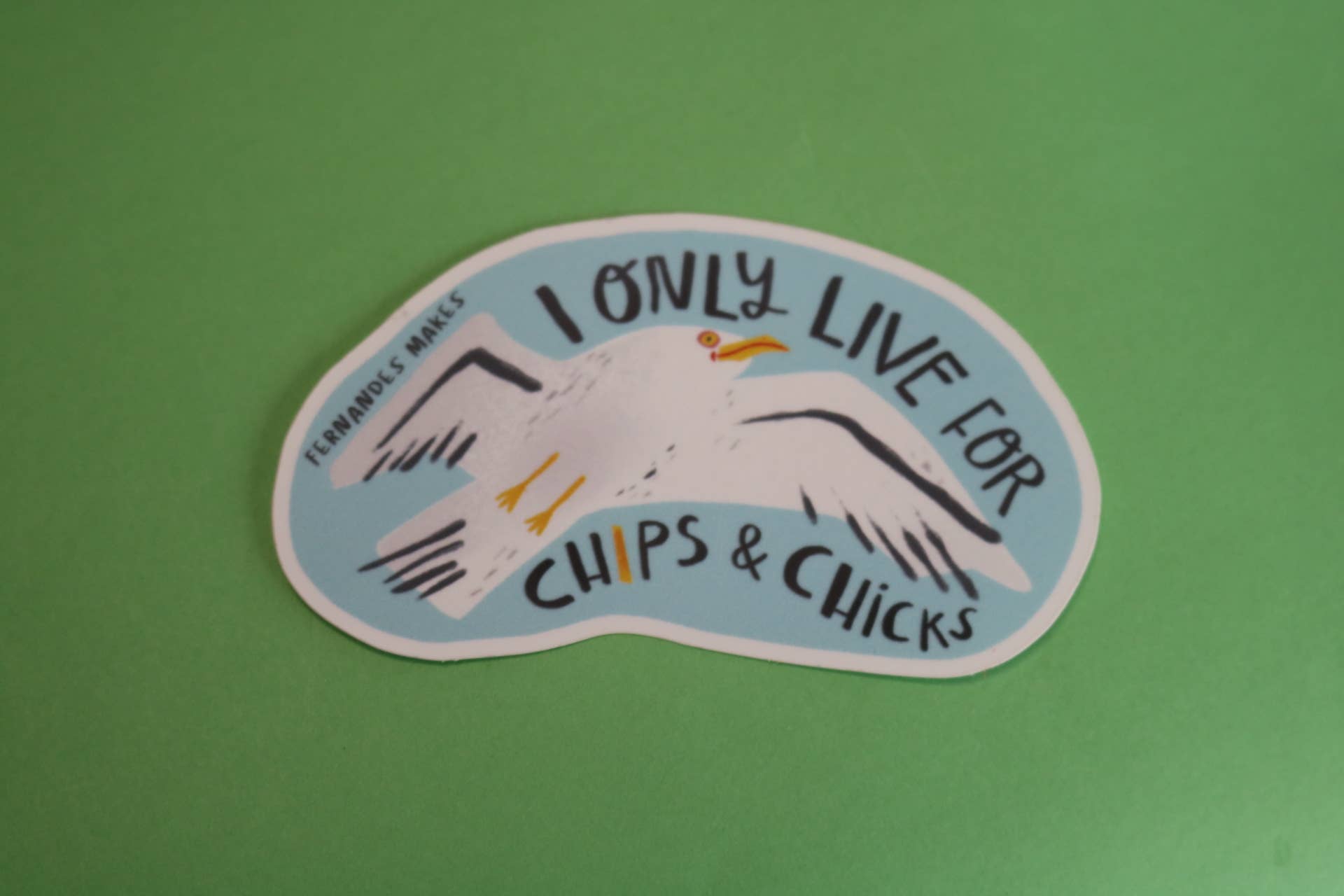 Seagull Vinyl Sticker Chips & Chicks