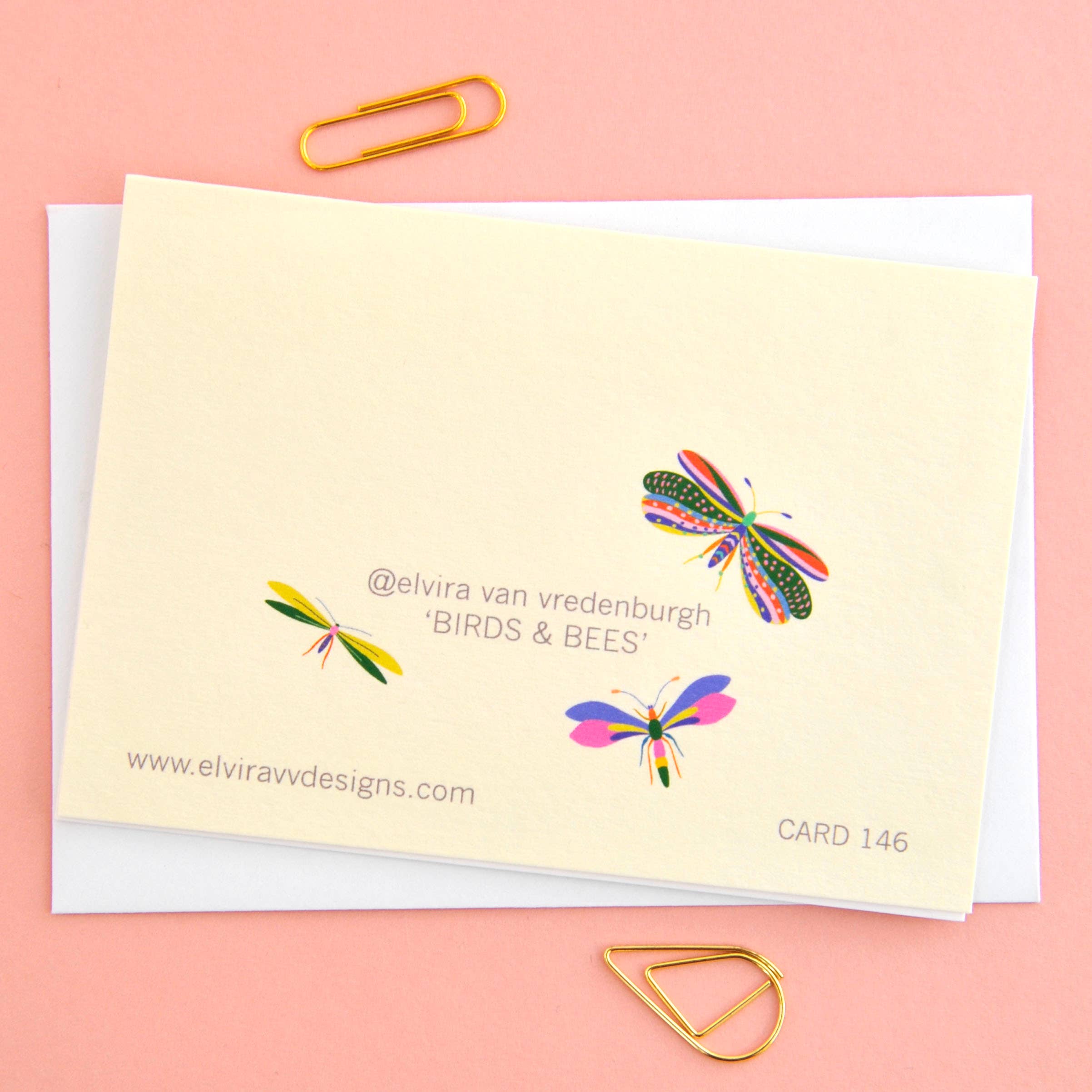 Birds & Bees Notecards – Pack of 8 Thank You Cards