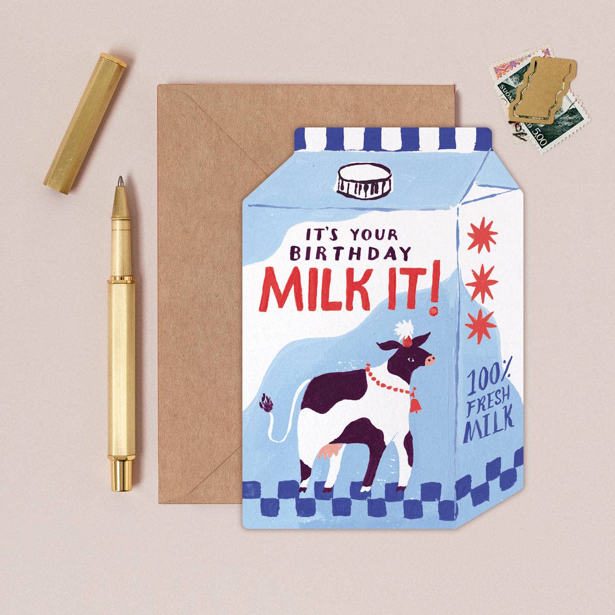 Milk It Birthday Card