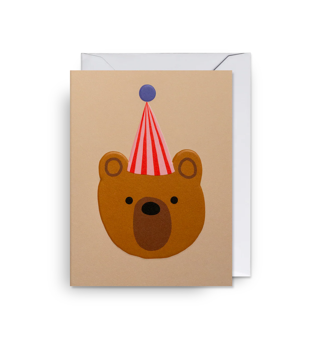 Party Hat Bear Mini Birthday Card