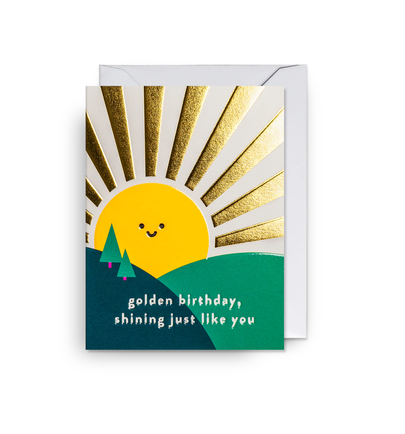 Golden Birthday Mini Card