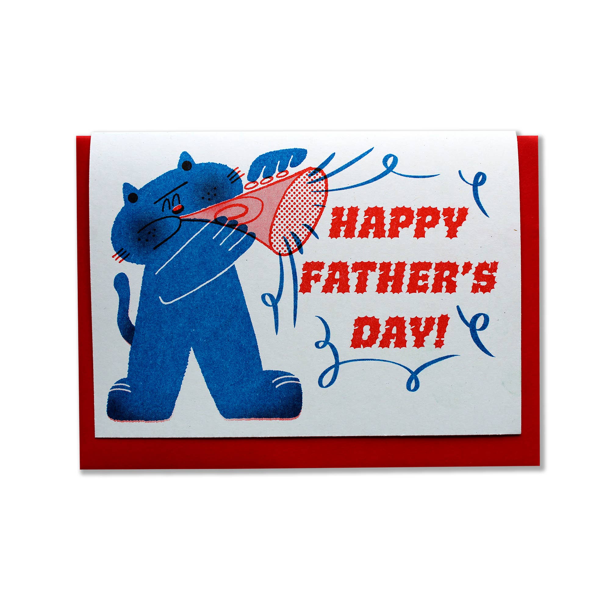 Cat Happy Father's Day Card