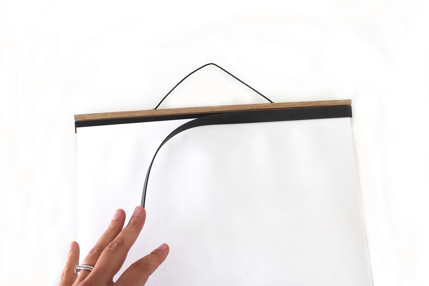 A2 Oak Poster Hanger
