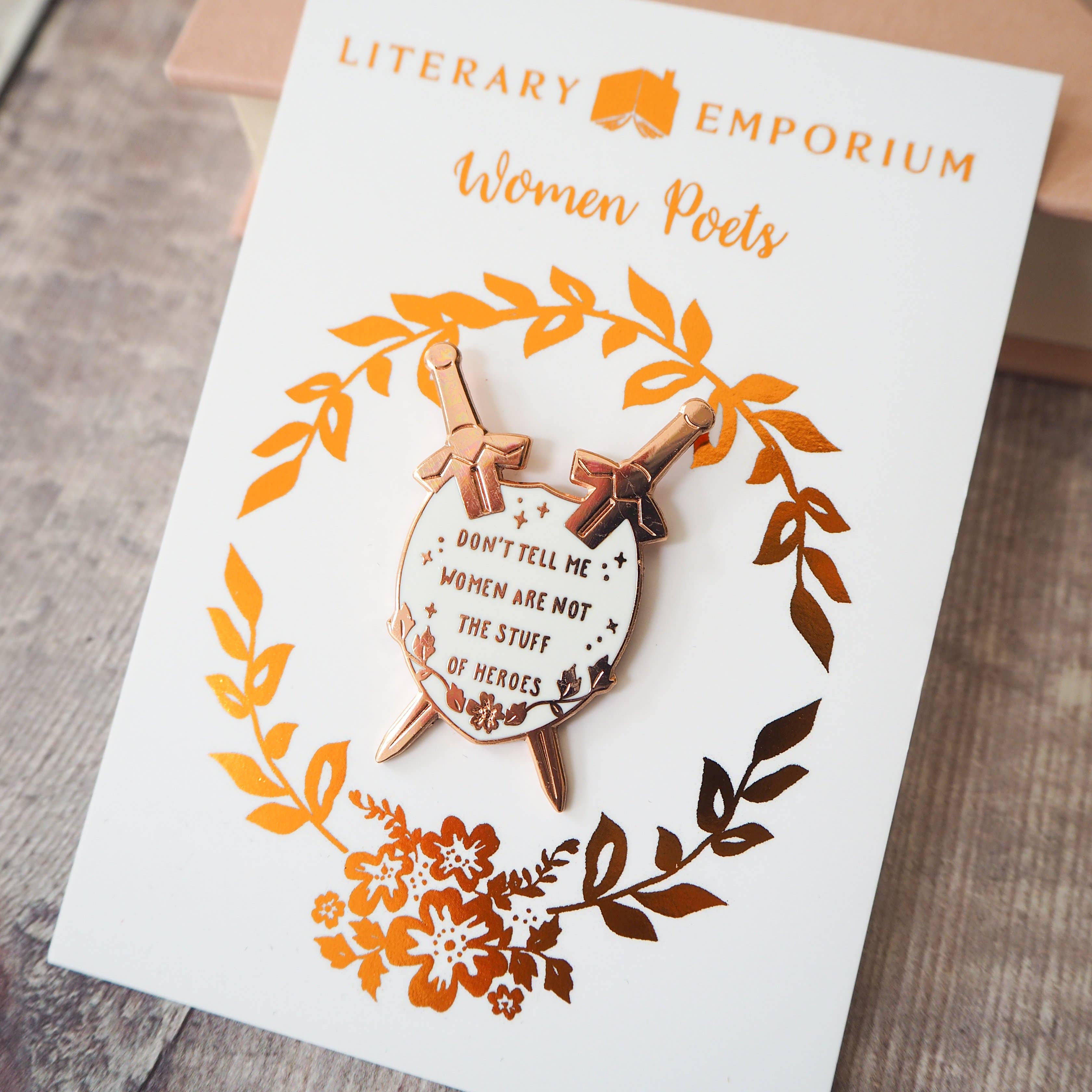Qiu Jin Enamel Pin Badge