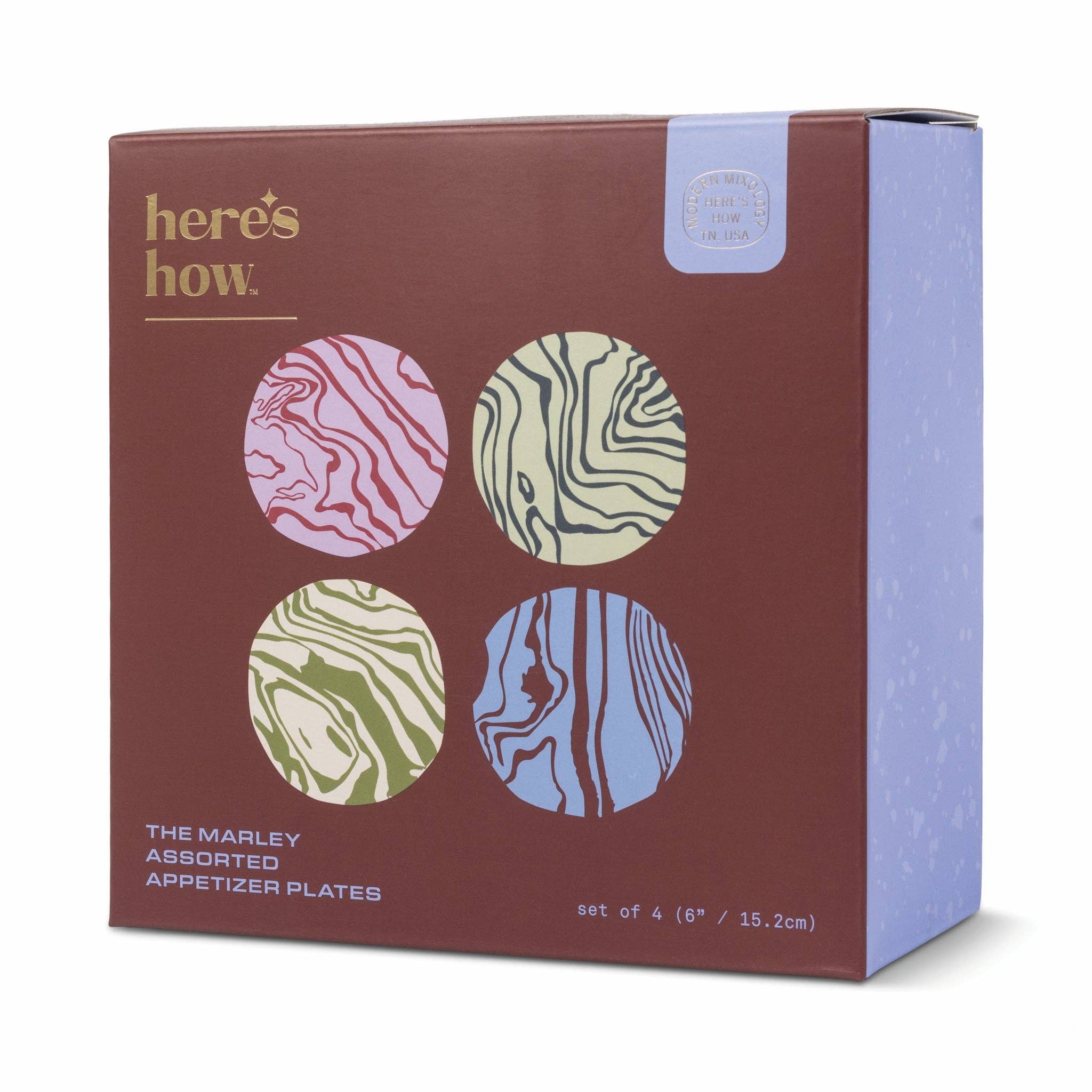 Appetizer Plates - Set of 4 - Contour