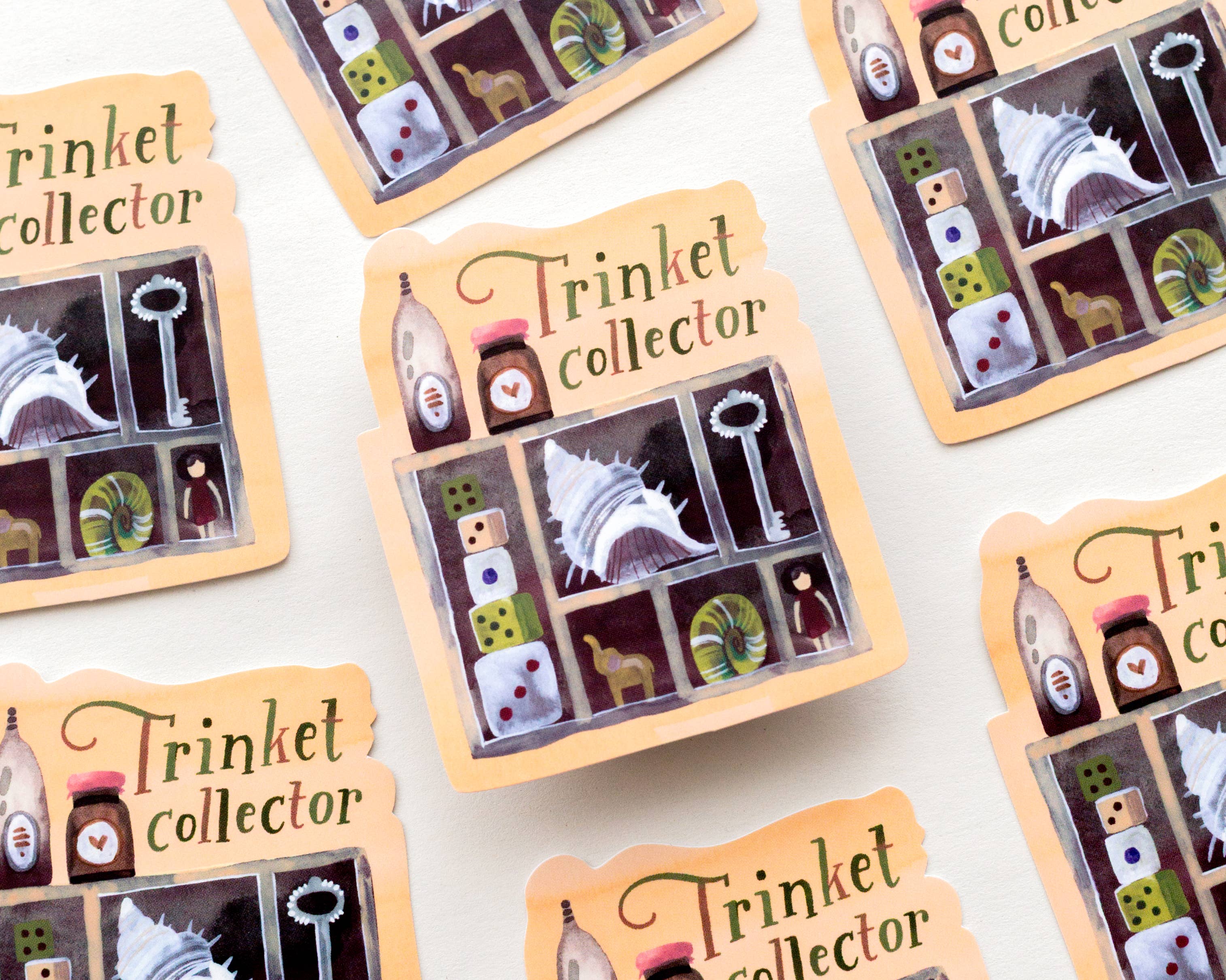 Trinket Collector Vinyl Sticker