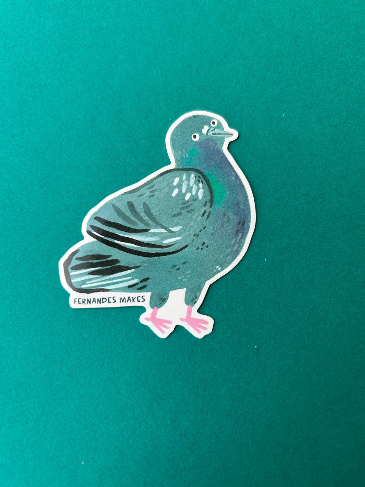 Pigeon Vinyl Stickers: Skye