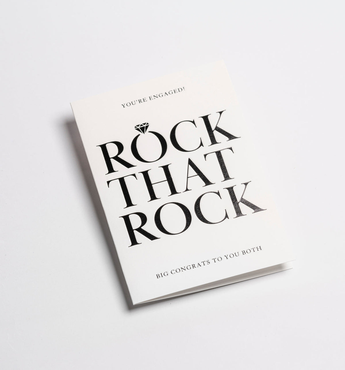 Rock That Rock Wedding Card
