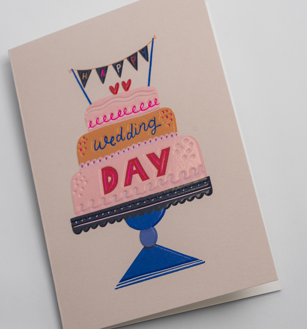 Happy Wedding Day Decorative Wedding Card