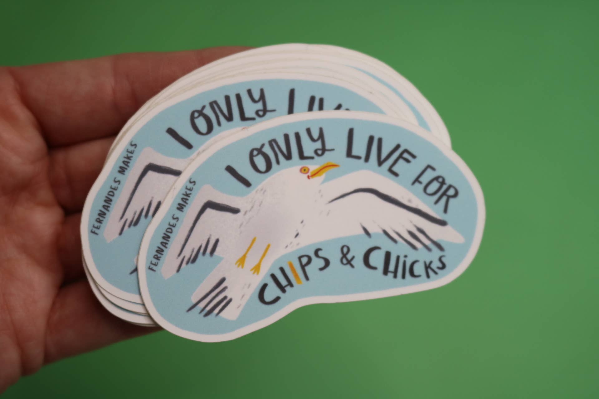 Seagull Vinyl Sticker Chips & Chicks