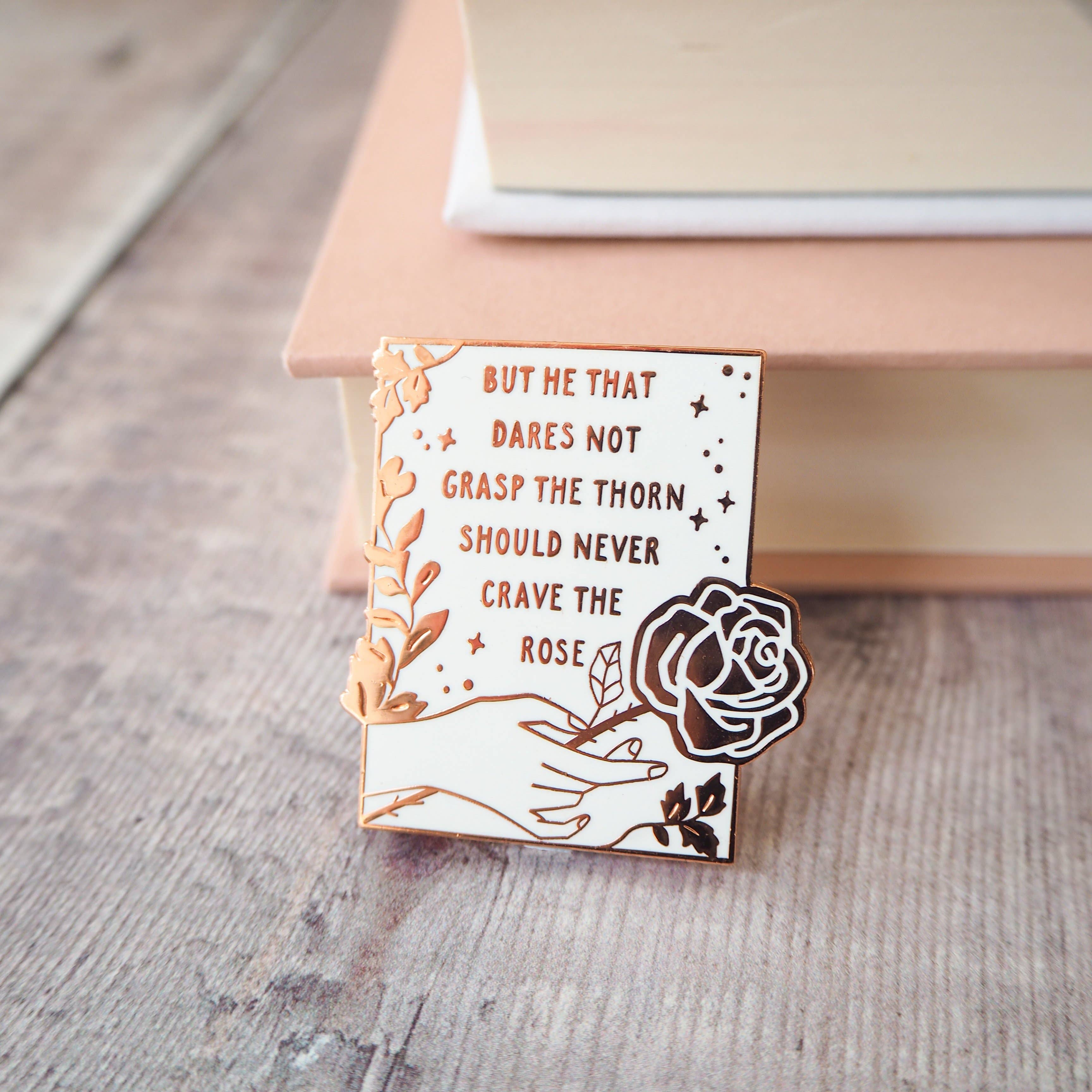 Anne Brontë Enamel Pin Badge
