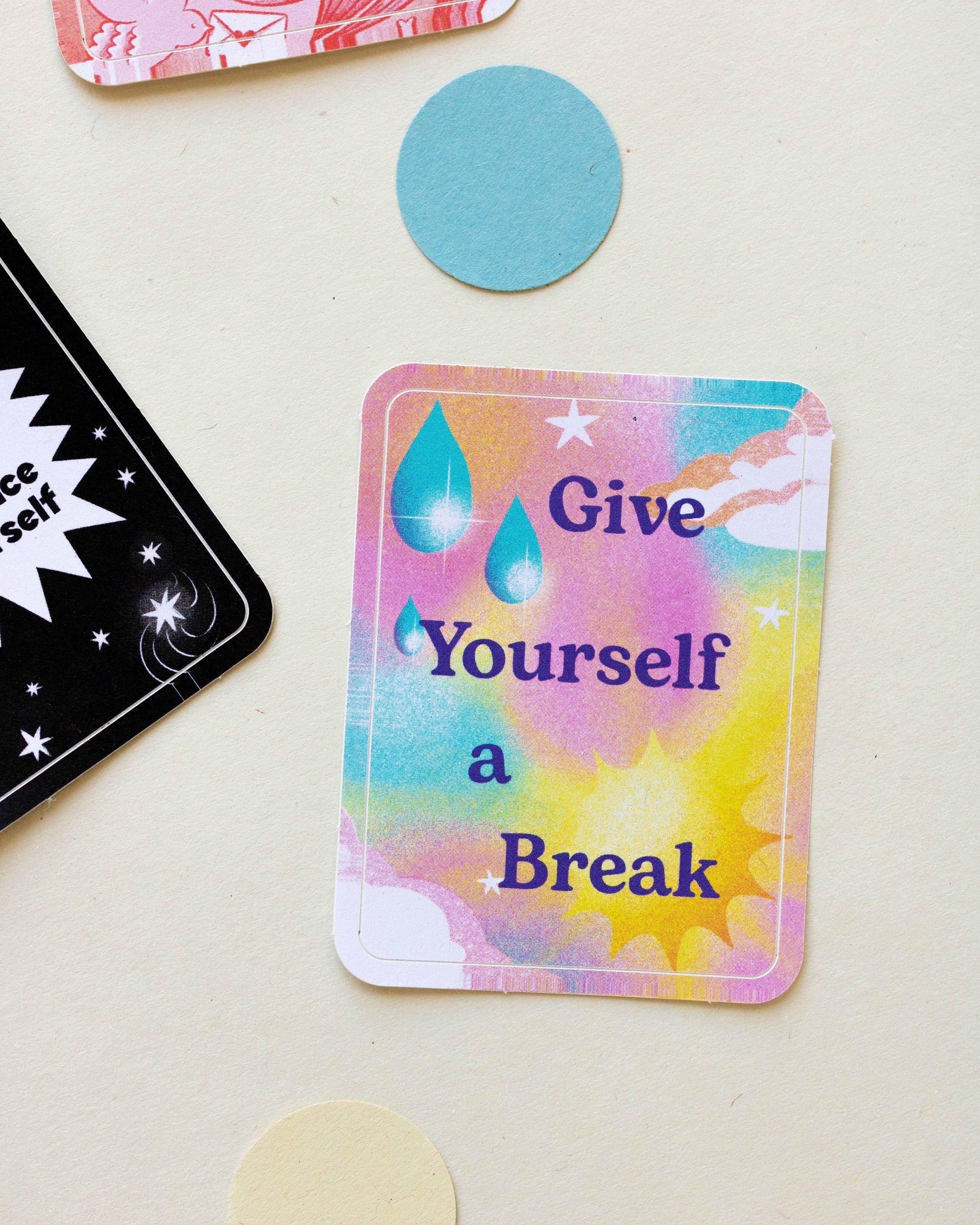 Give Yourself a Break Illustrated Sticker