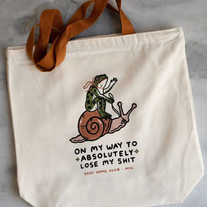 Lose My Sh*t Big Zip Tote Bag