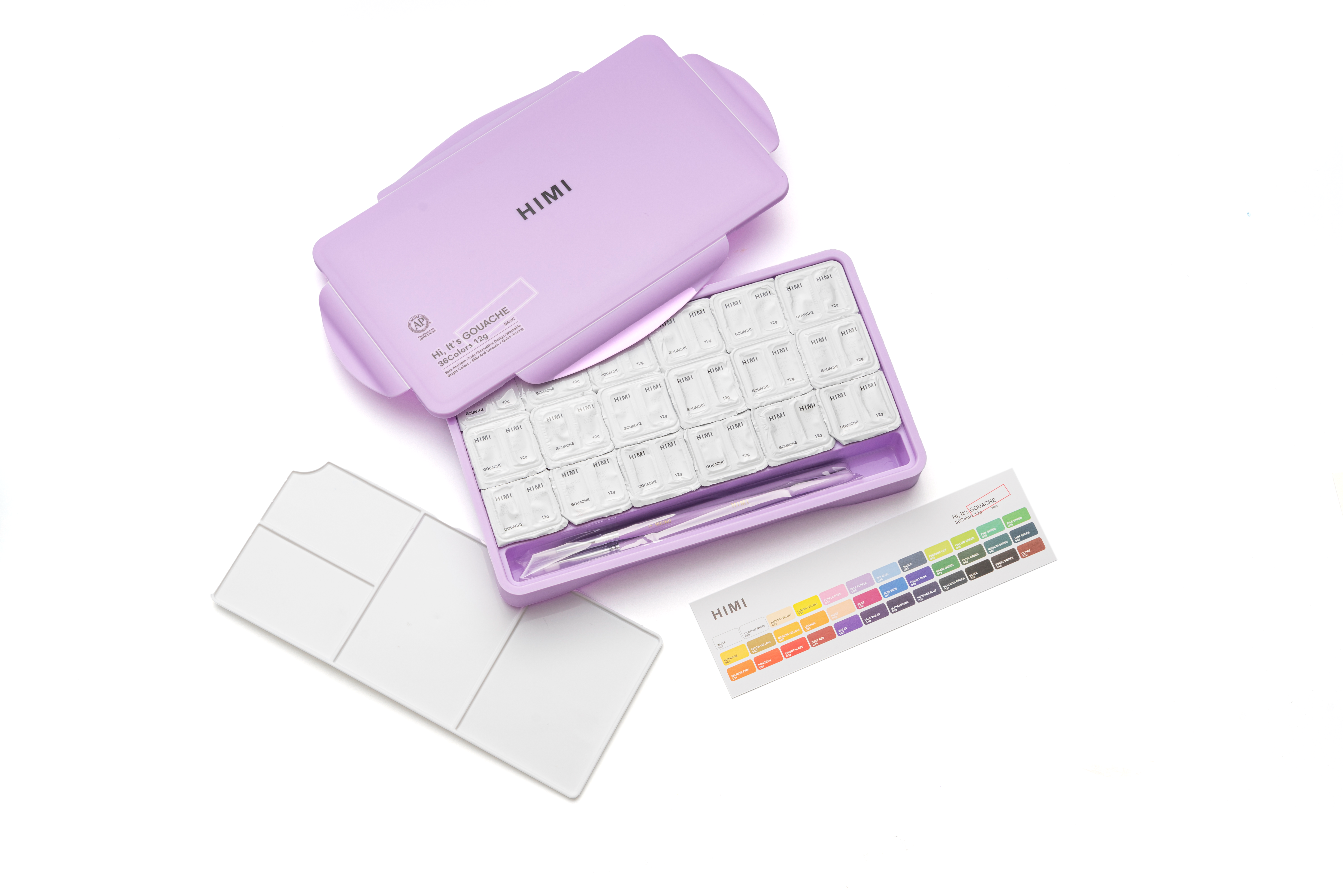 Twin Cup Gouache Paint Set (36 Colours)