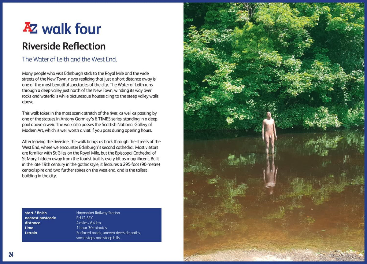 A-Z Edinburgh Hidden Walks Book