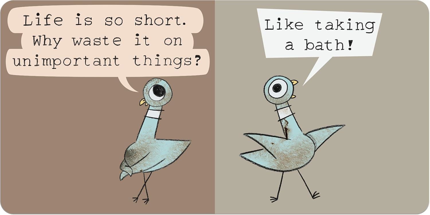 Pigeon Needs a Bath
