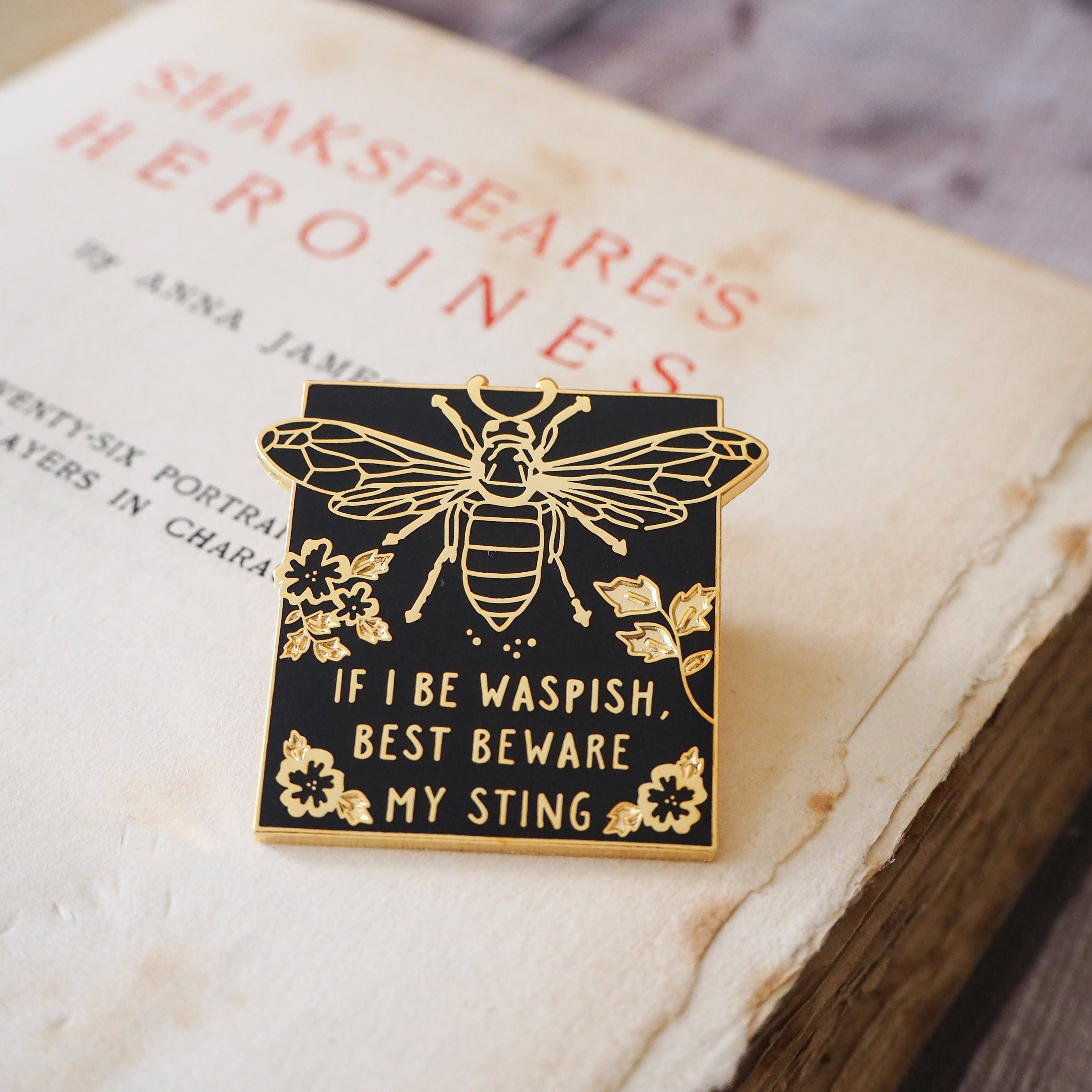 Shakespeare Taming Of The Shrew Pin Badge