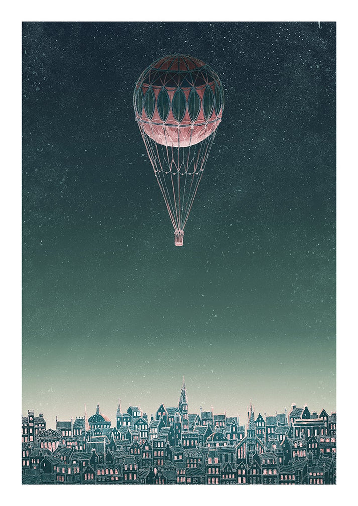 A4 Aeronaut Art Print