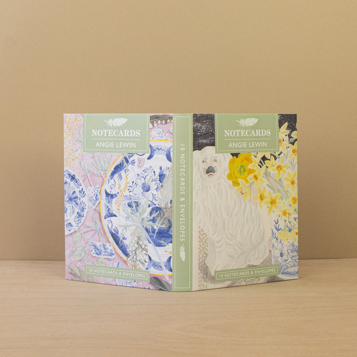 Pack Of 10 Notecards & Envelopes - Spey Spring & The Delft Blue