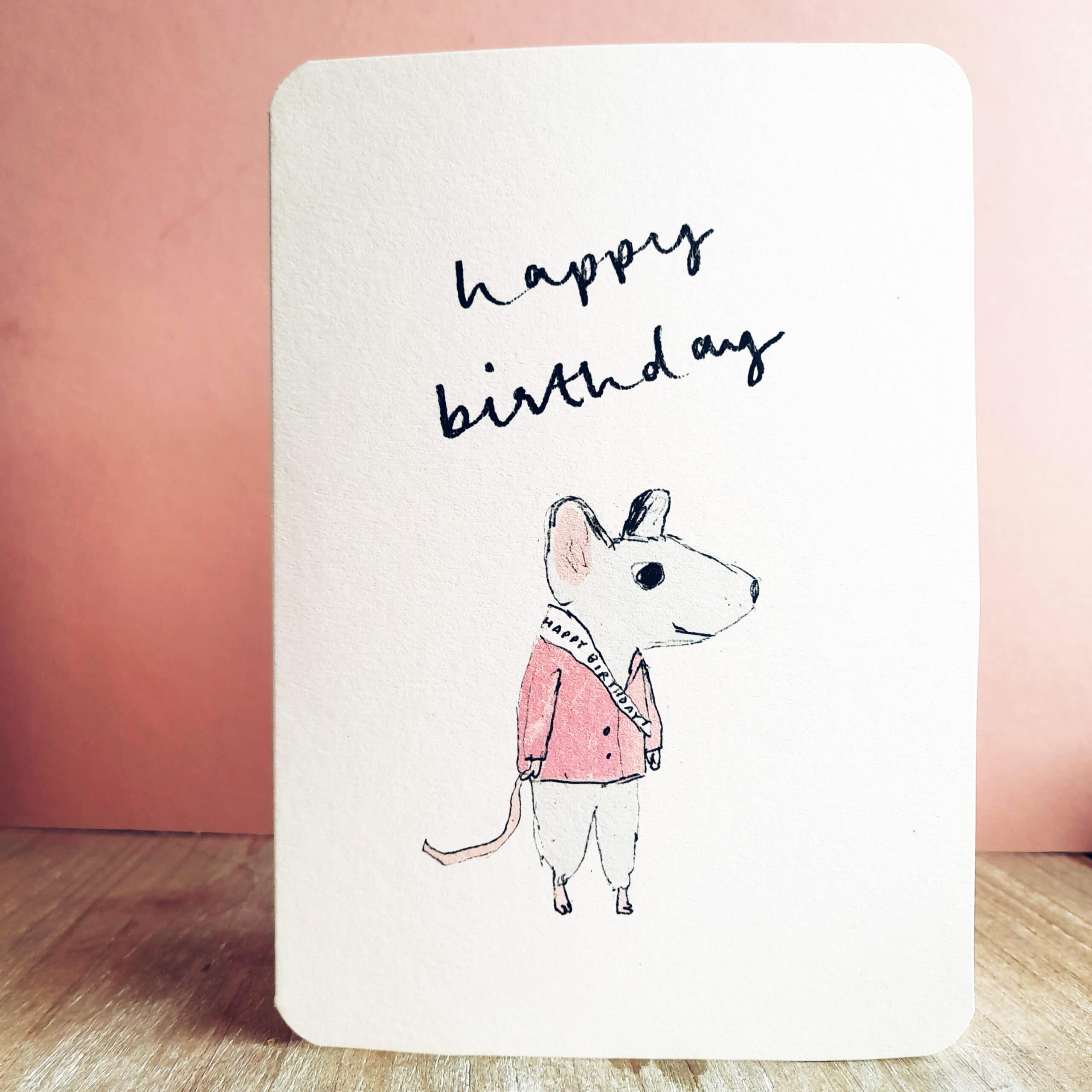 Mouse Birthday Card