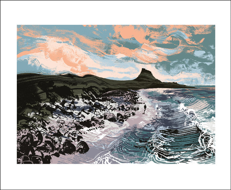 Early Morning Light, Lindisfarne Blank Card