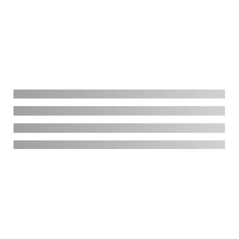 Border Silver 2 MT Washi Tape