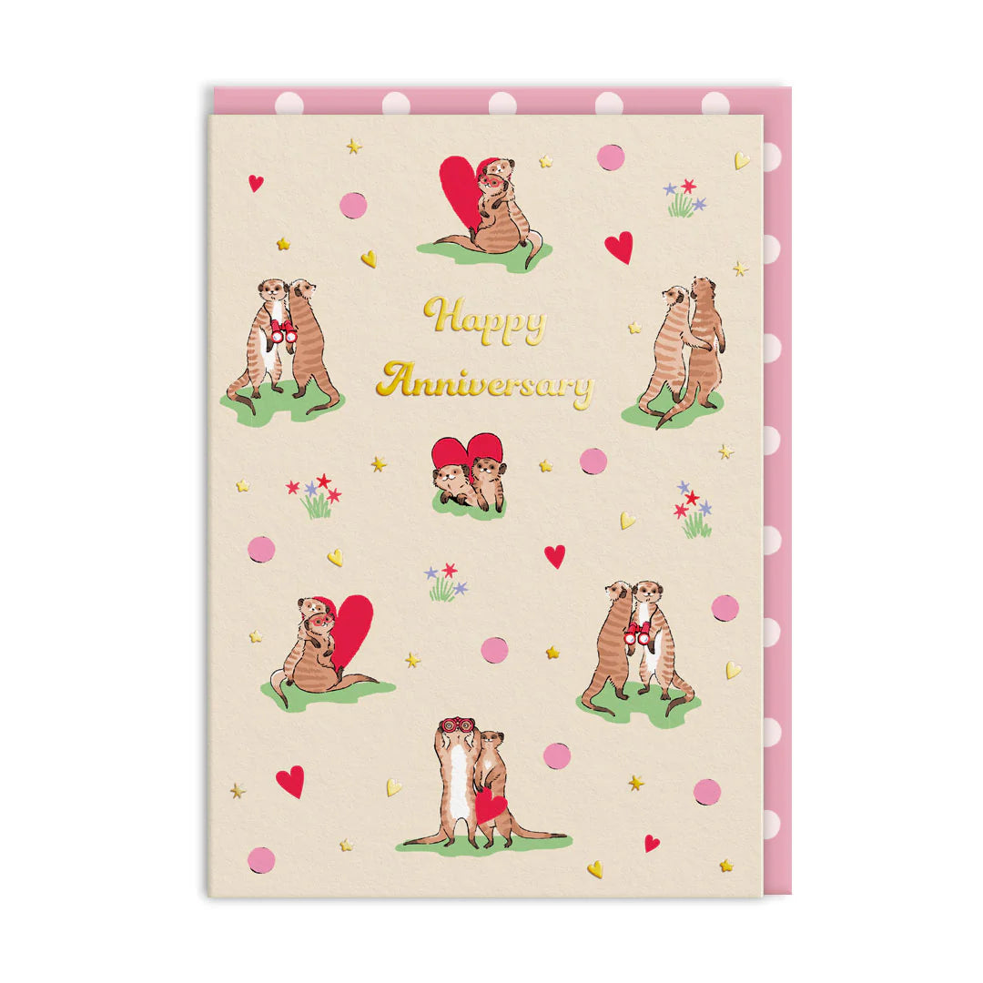 Meercats Anniversary Card