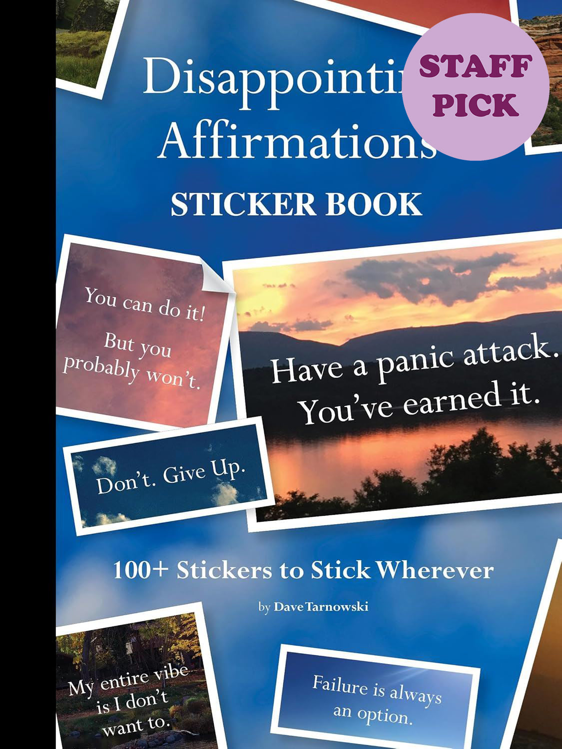 Disappointing Affirmations Sticker Book