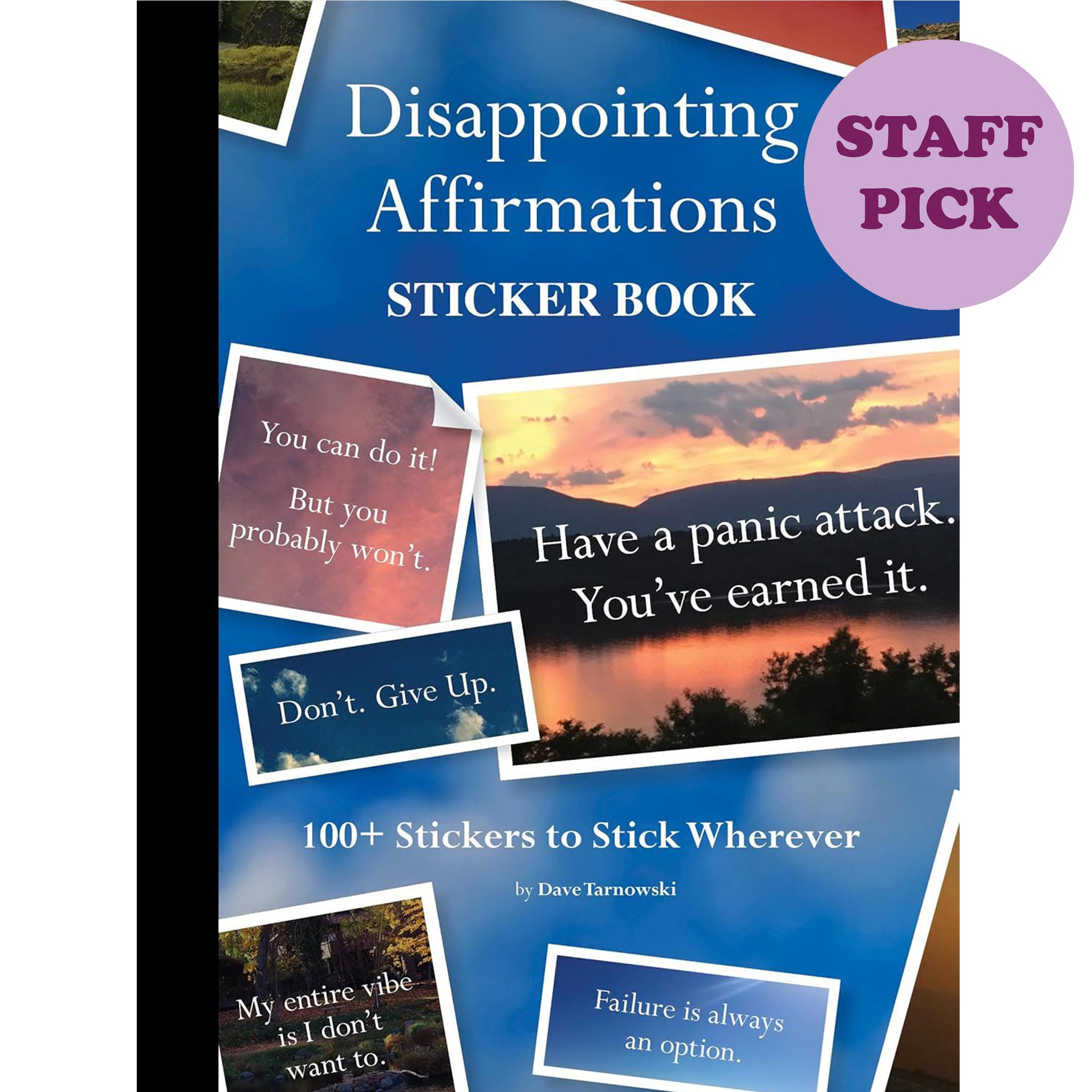 Disappointing Affirmations Sticker Book