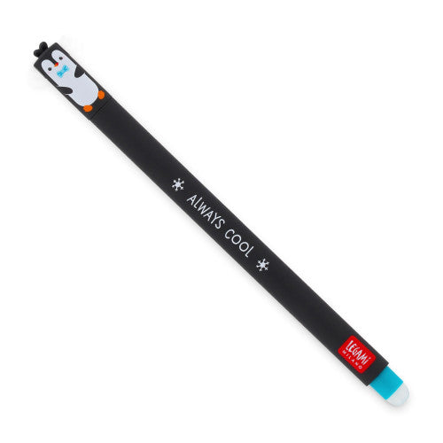 Penguin Erasable Gel Pen - Turquoise Ink