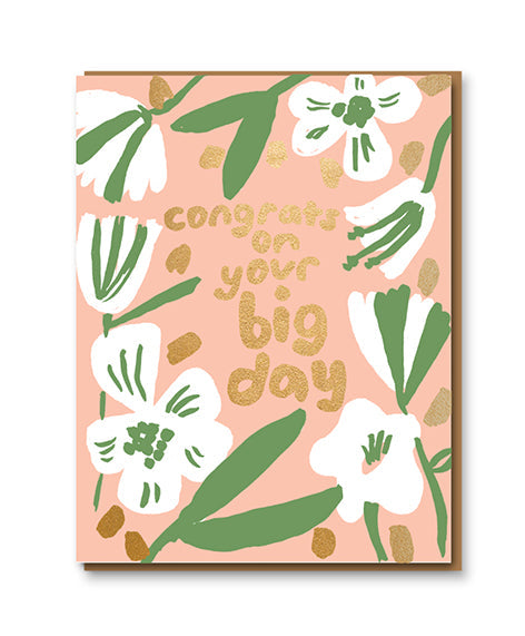 Big Day Congrats Card