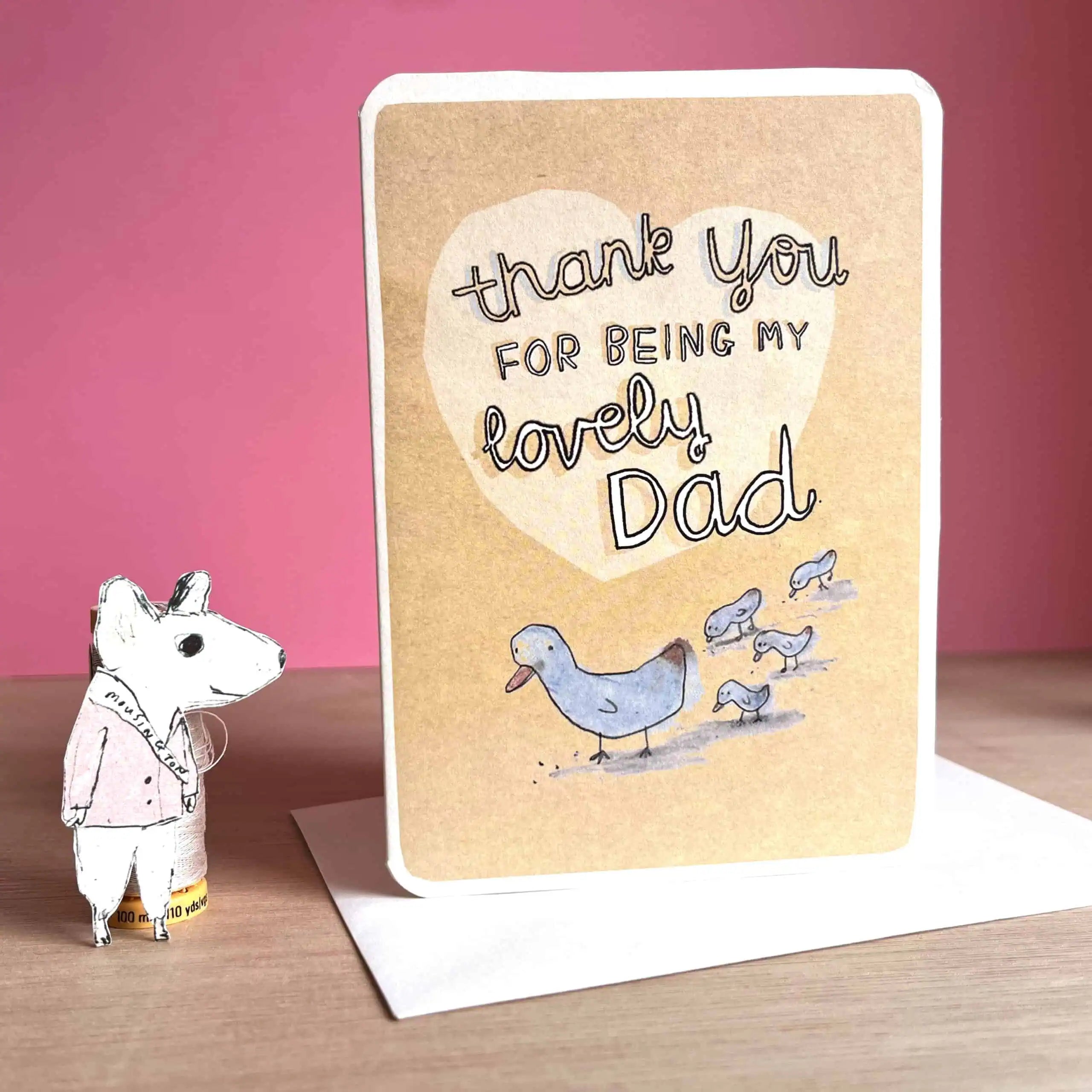 Lovely Dad Ducks Father's Day Card