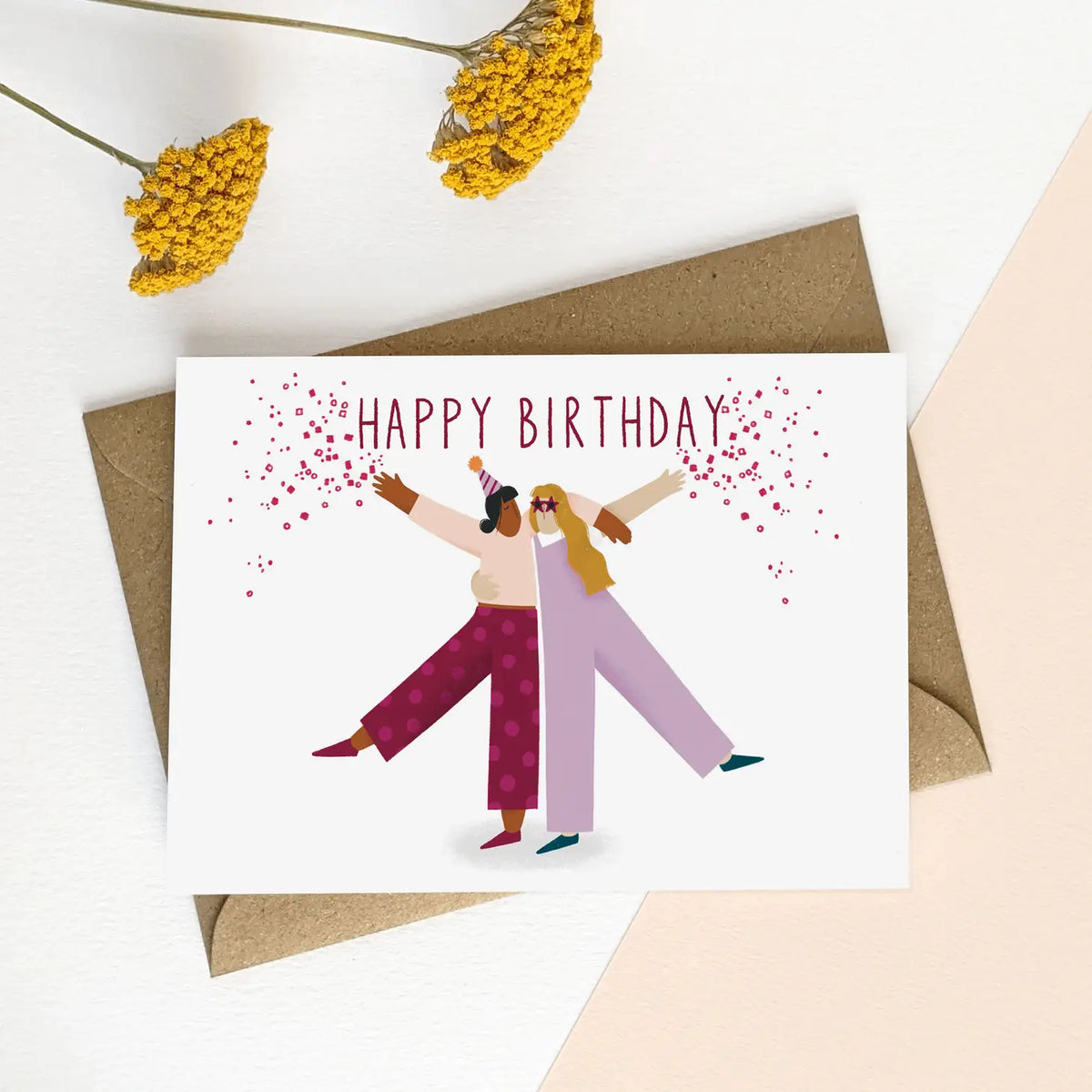 Girl Friends Birthday Card