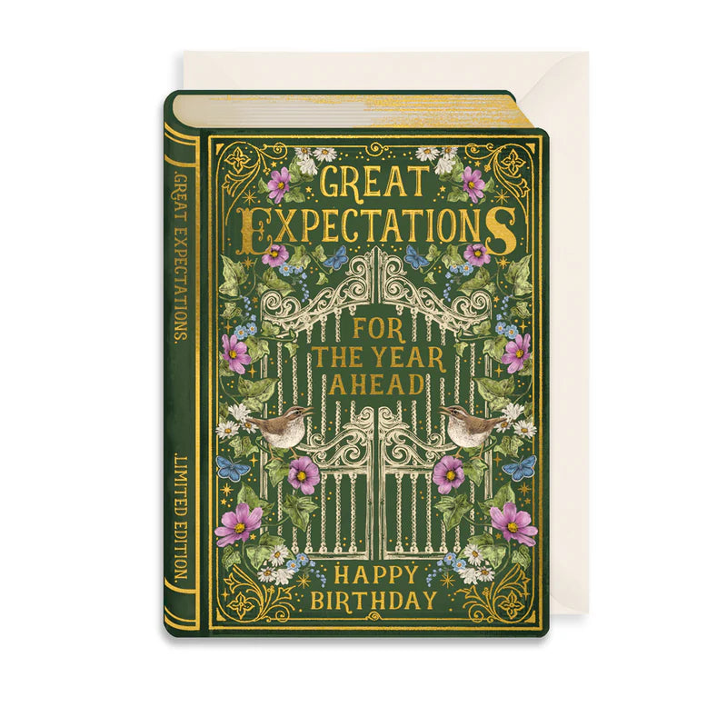 Great Expectations Book Birthday Card