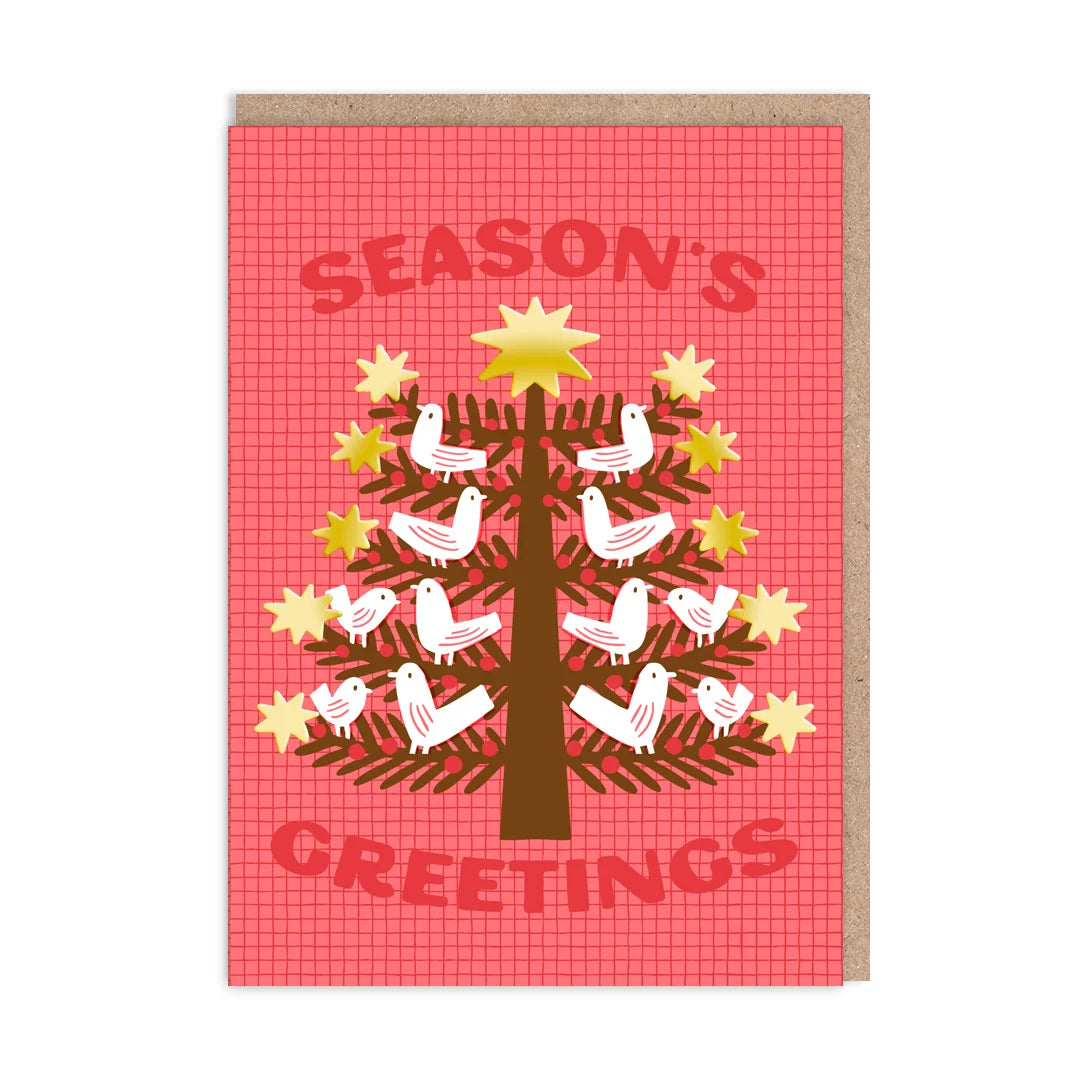 Hello!Lucky Charity Christmas Cards - Red & Blue (Pack of 9)